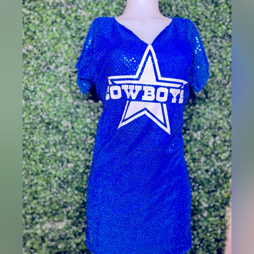 Customized Dallas cowboys jersey dress
